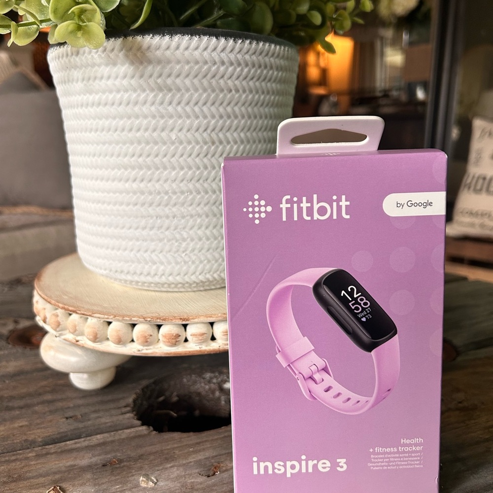 Fitbit Inspire 3 Lavender Fitness Tracker. Factory Sealed Brand New In Box